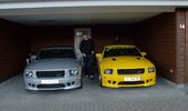 Vi andre kom i Swifter, Allan og Michael kom i Mustang Saleene.... WOW